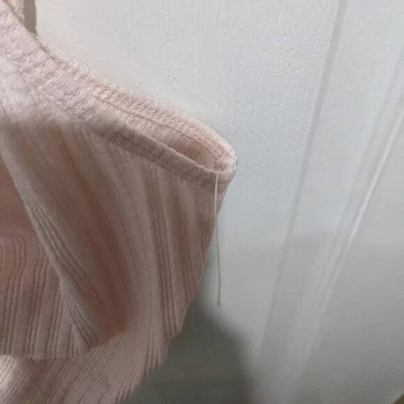 NEW Abound | Front Cinch Rib Knit Tank In Pink Creole - Picture 7 of 7